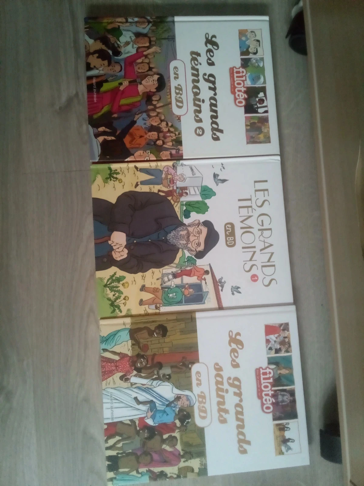 Lot de 3 grosses BD les saints et les témoins filoteo – photo 2
